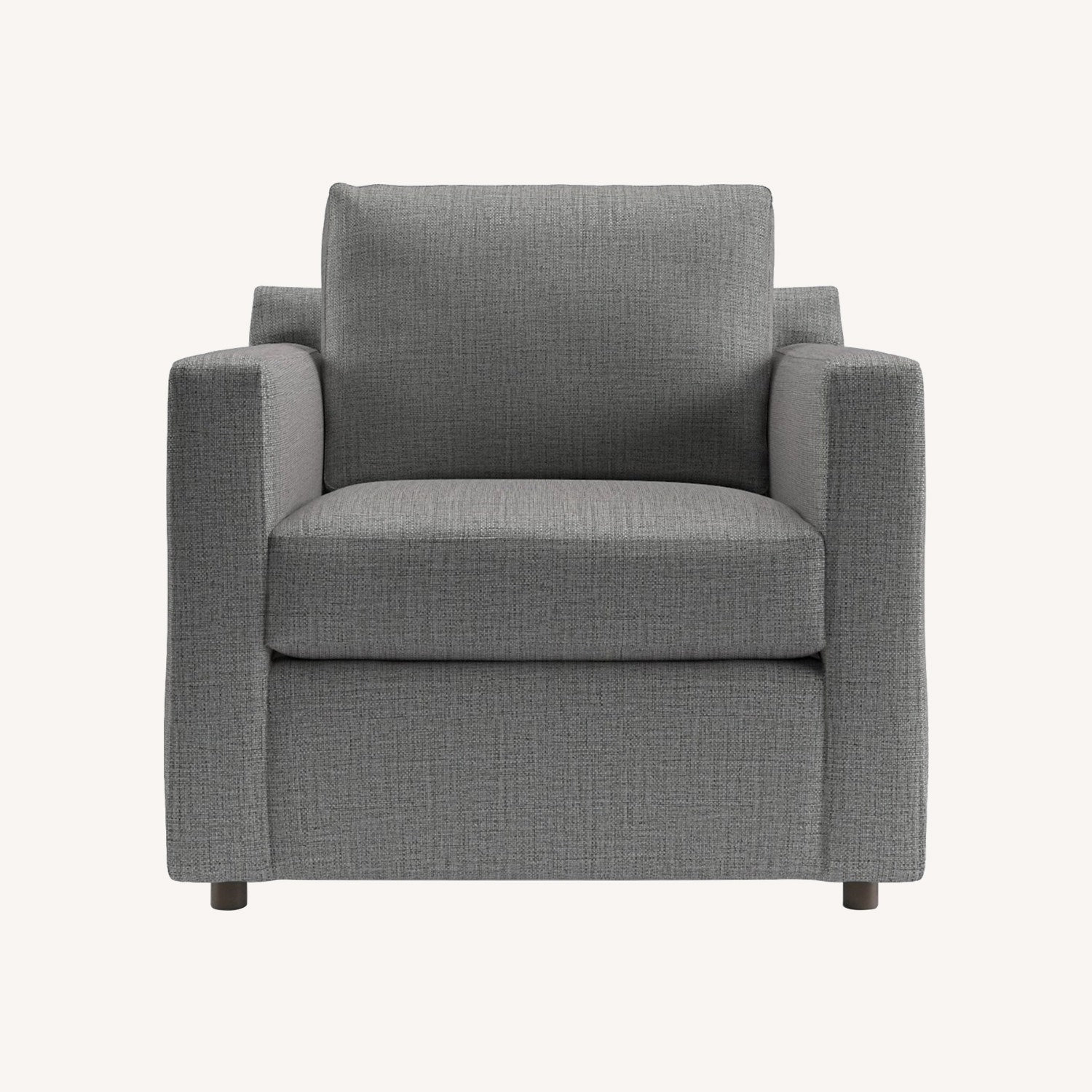 Crate & Barrel Barrett II Track Arm Chair - image-0