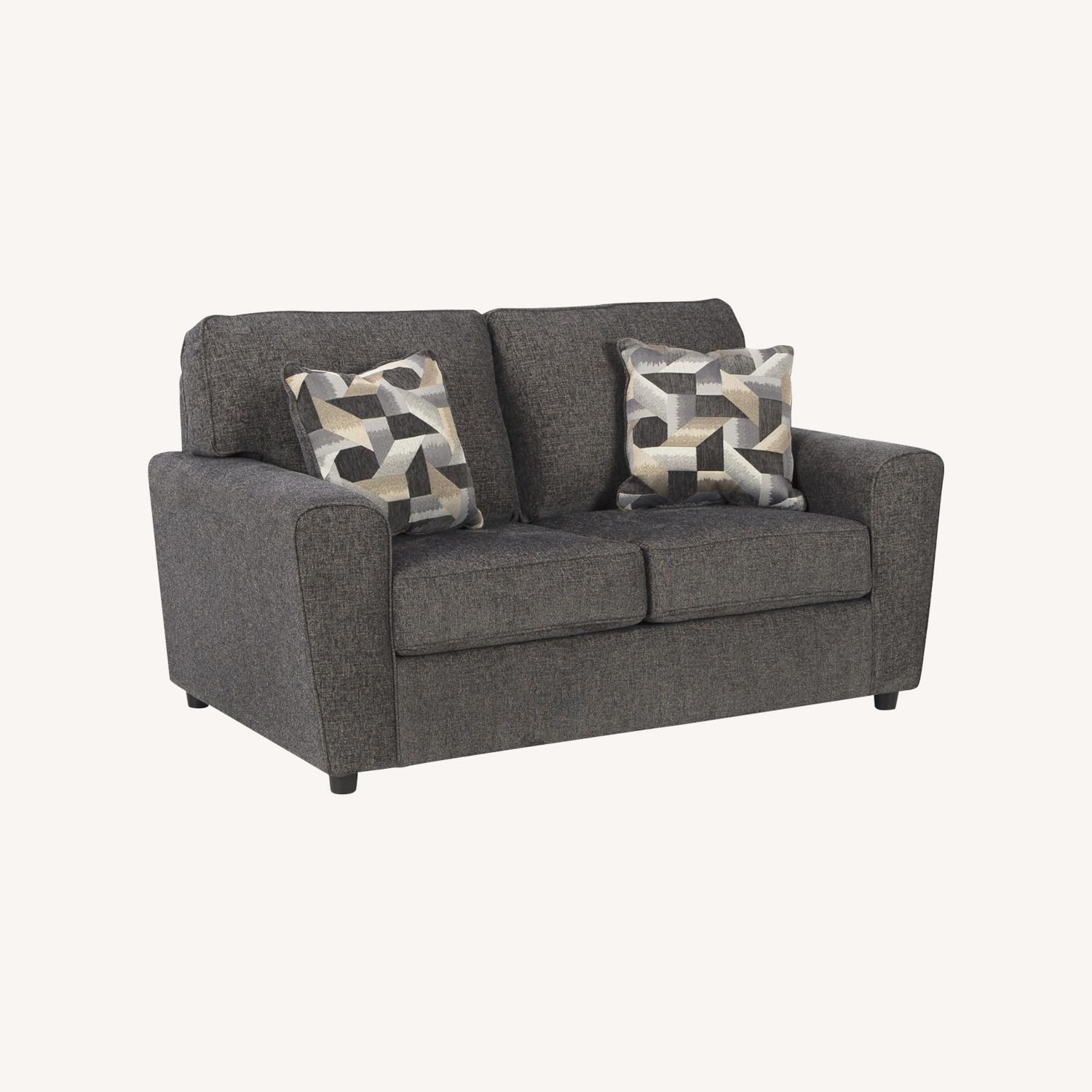 Ashley Furniture Cascilla Dark Gray 2 Seater Sofa - image-0
