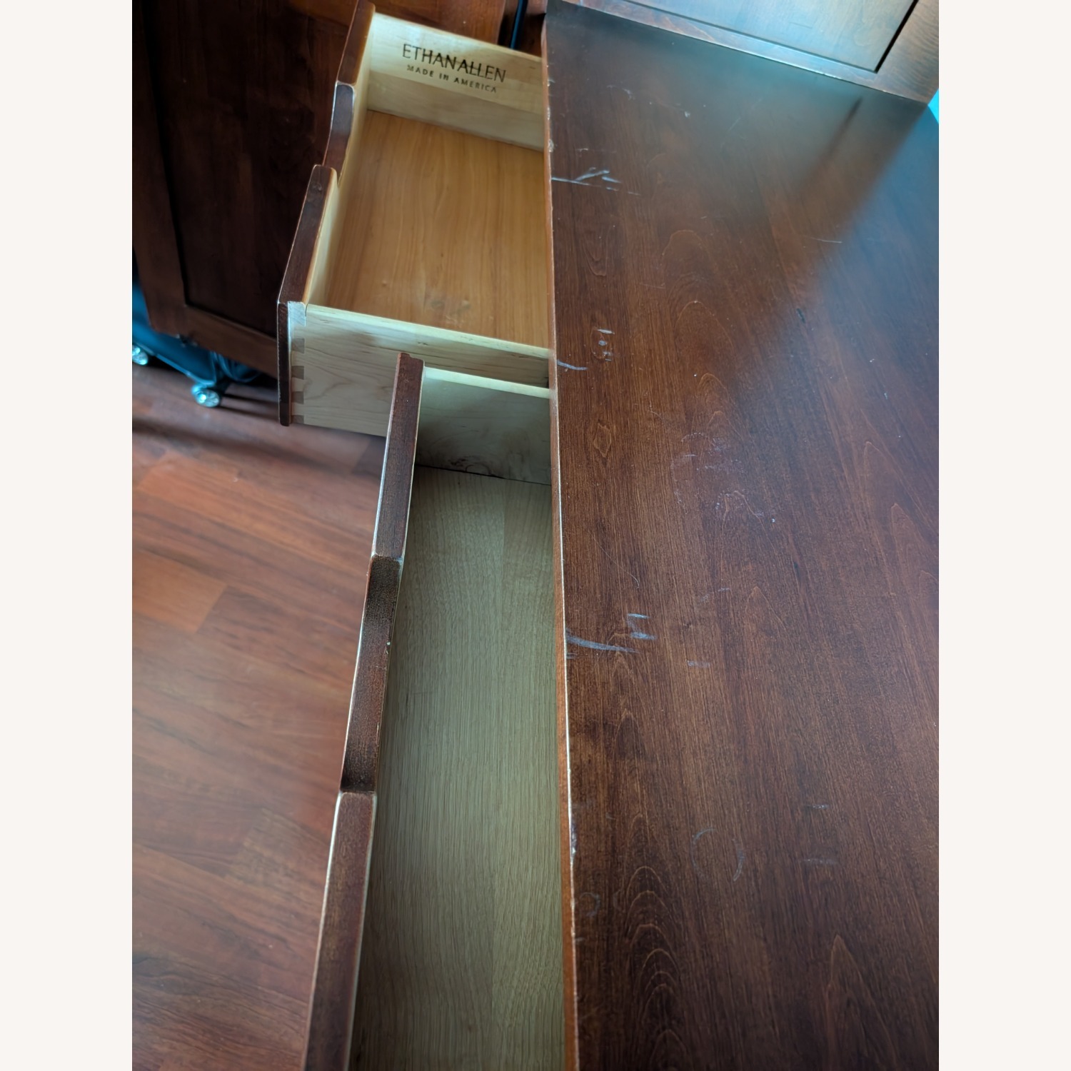 Ethan Allen Wood Armoire - image-4