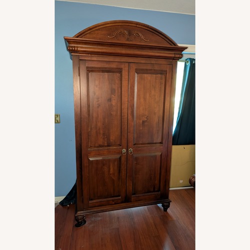 Used Ethan Allen Wood Armoire for sale on AptDeco