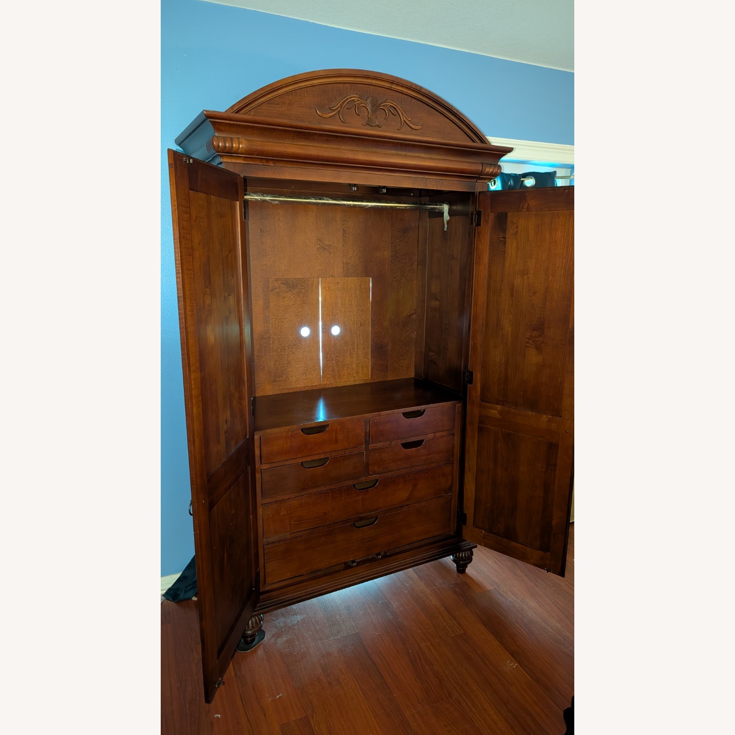 Ethan Allen Wood Armoire - image-2