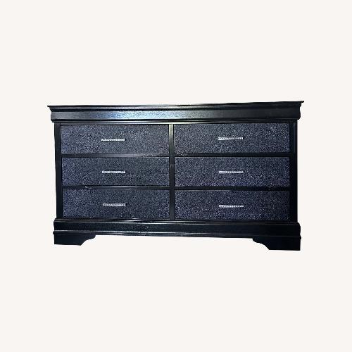 Used Bob's Discount Furniture Black Dresser for sale on AptDeco