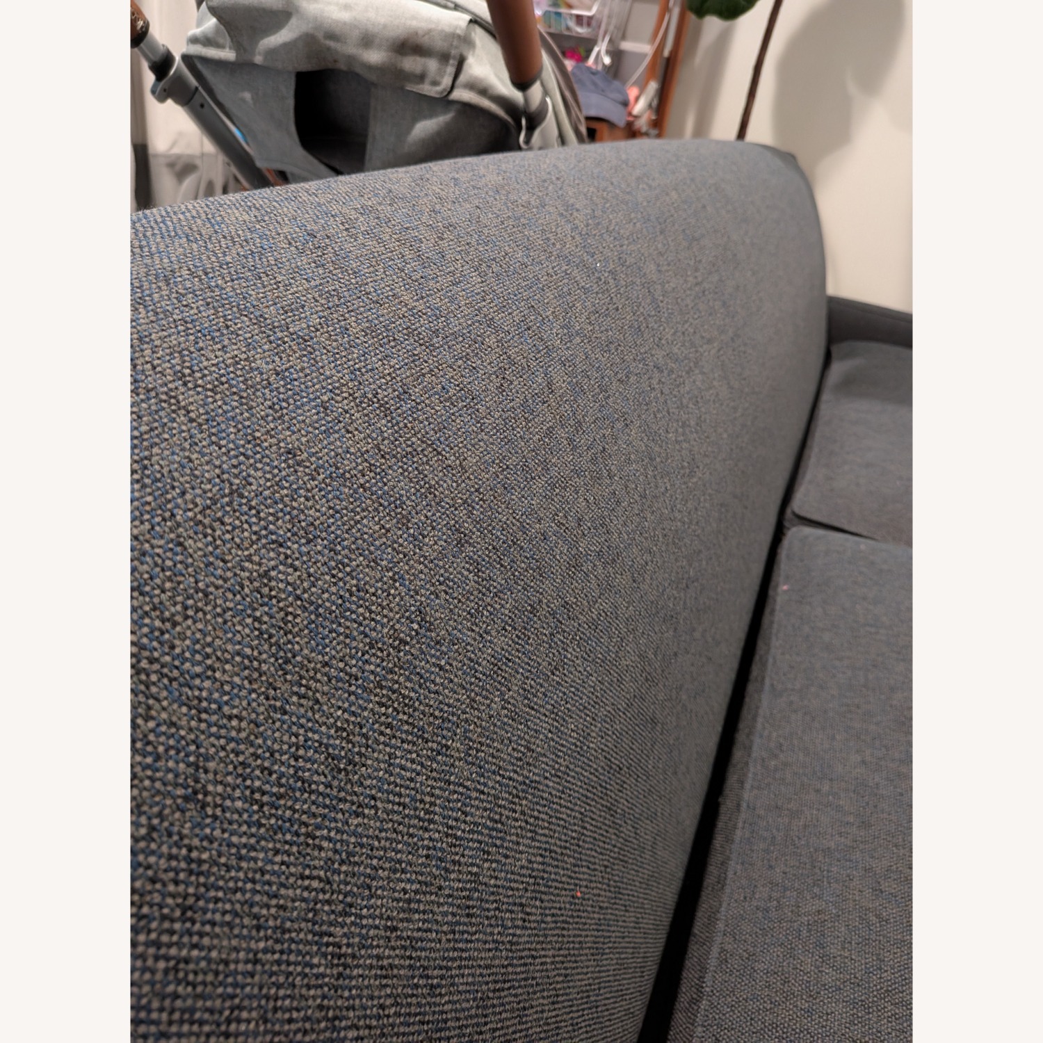 Room & Board Braden Blue Fabric 3+ Seater Sofa - image-3