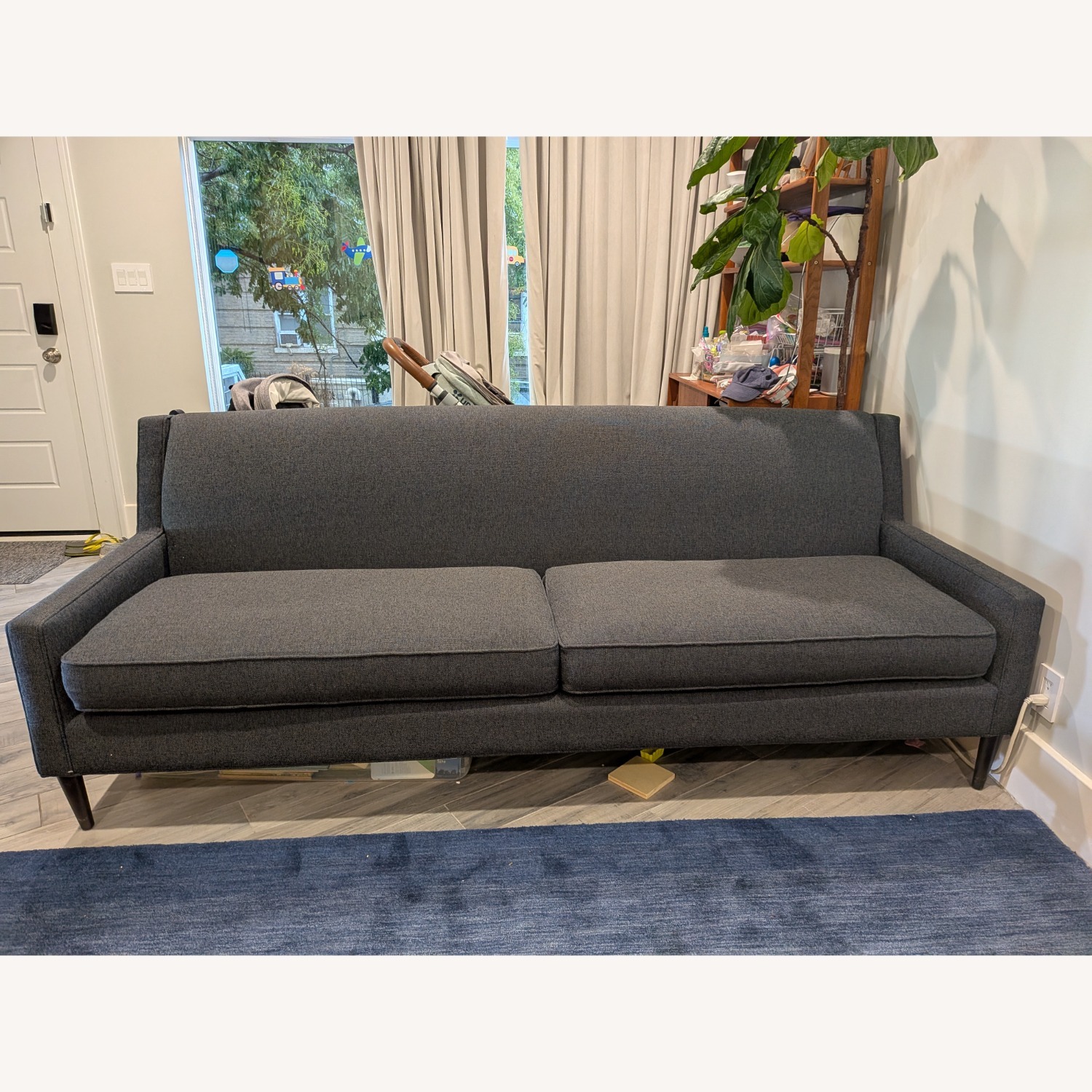 Room & Board Braden Blue Fabric 3+ Seater Sofa - image-2