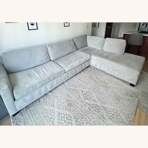 Used Apt2b Light Gray 2 Piece Sectional for sale on AptDeco