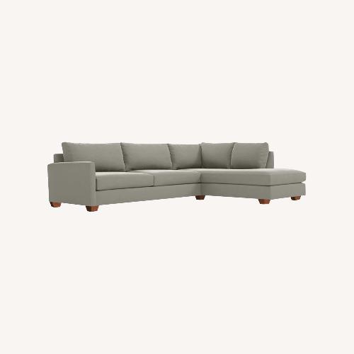 Used Apt2b Light Gray 2 Piece Sectional for sale on AptDeco