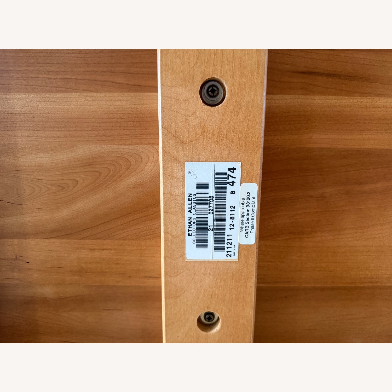 Ethan Allen Dark Brown Wood Side Tables - image-6