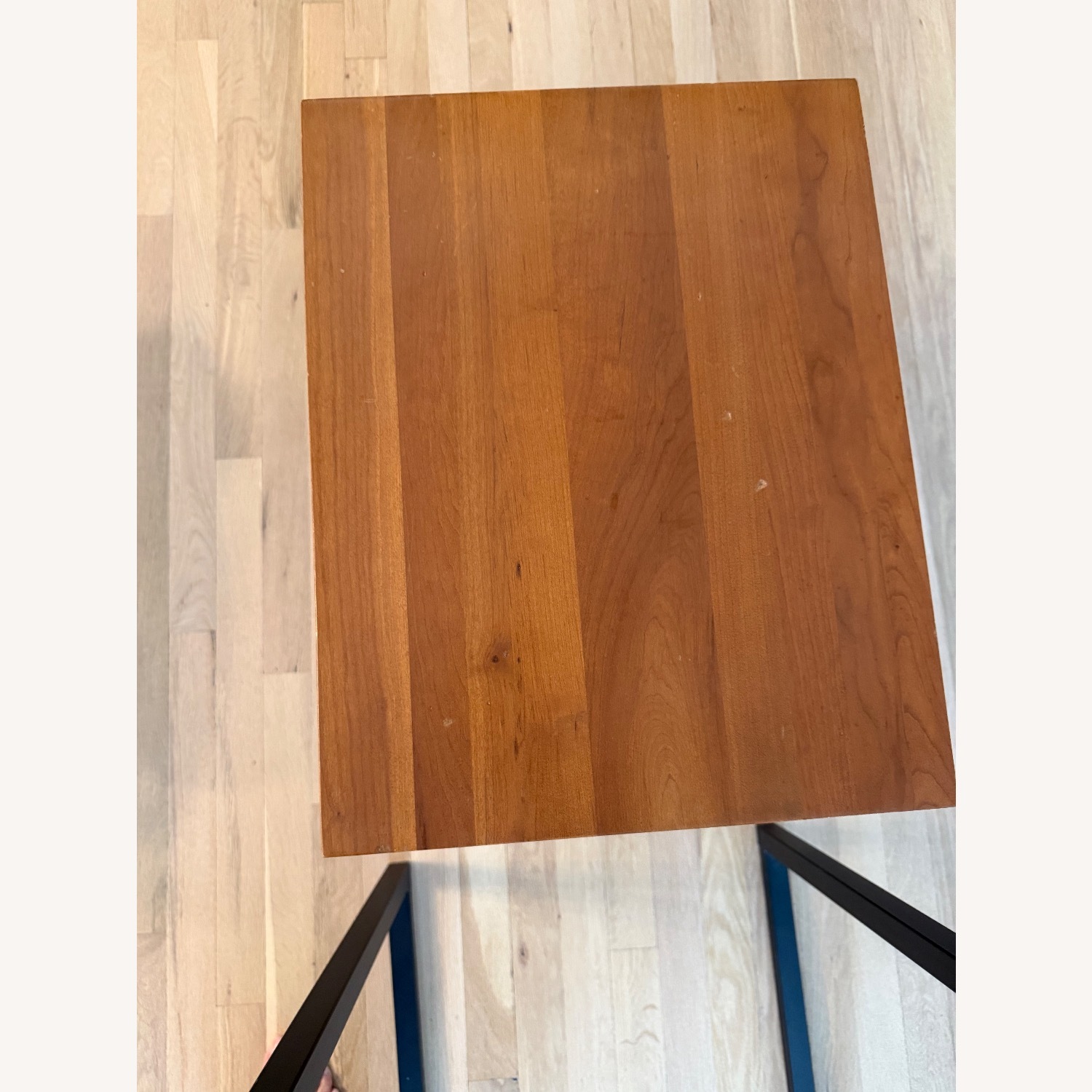 Ethan Allen Dark Brown Wood Side Tables - image-8