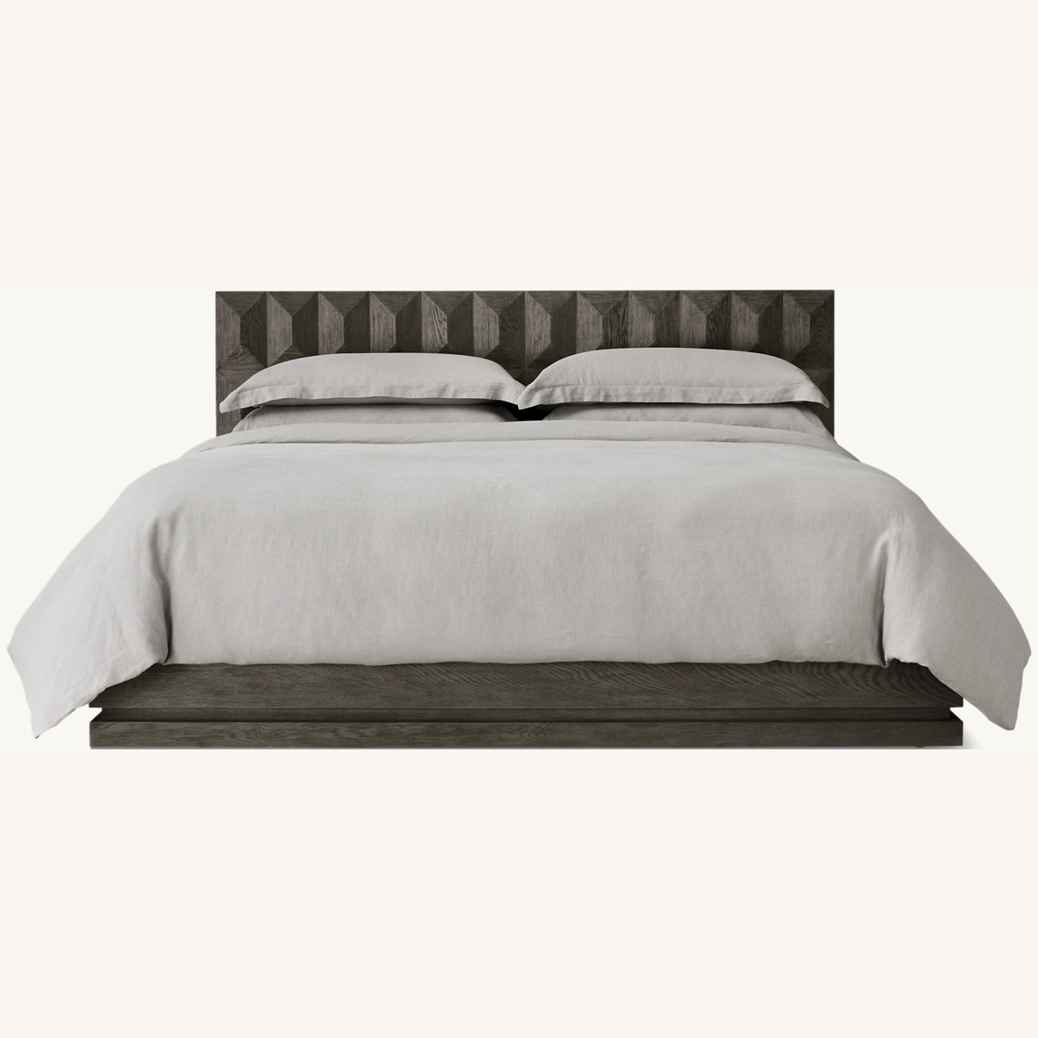 Restoration Hardware Geometric Platform Bed - image-0