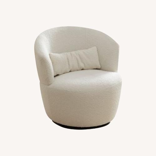 Used Castlery Amber Bouclé Swivel Chair for sale on AptDeco