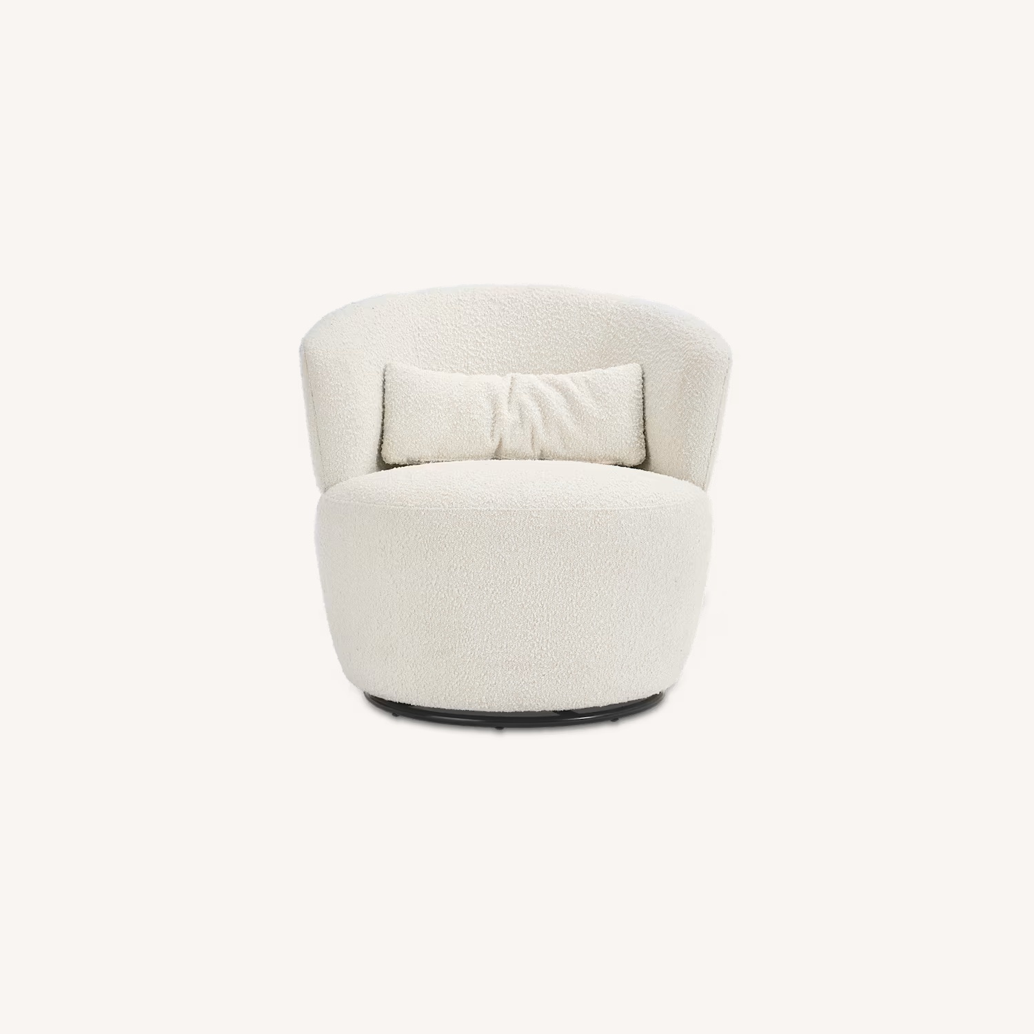 Castlery Amber Bouclé Swivel Chair - image-5