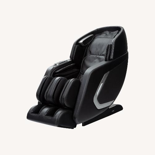 Used Black Faux Leather Recliner for sale on AptDeco