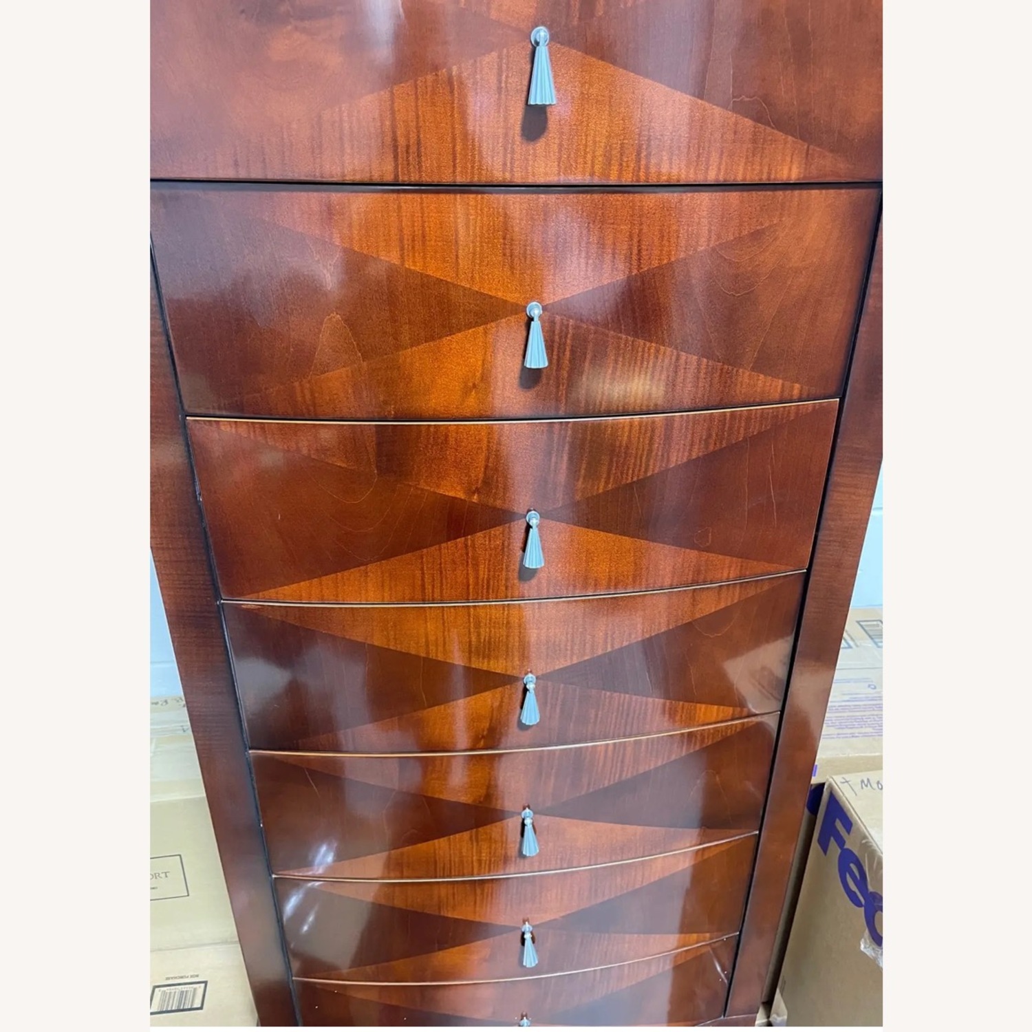 Baker Furniture 7-Drawer Mahogany Tall Boy - image-3