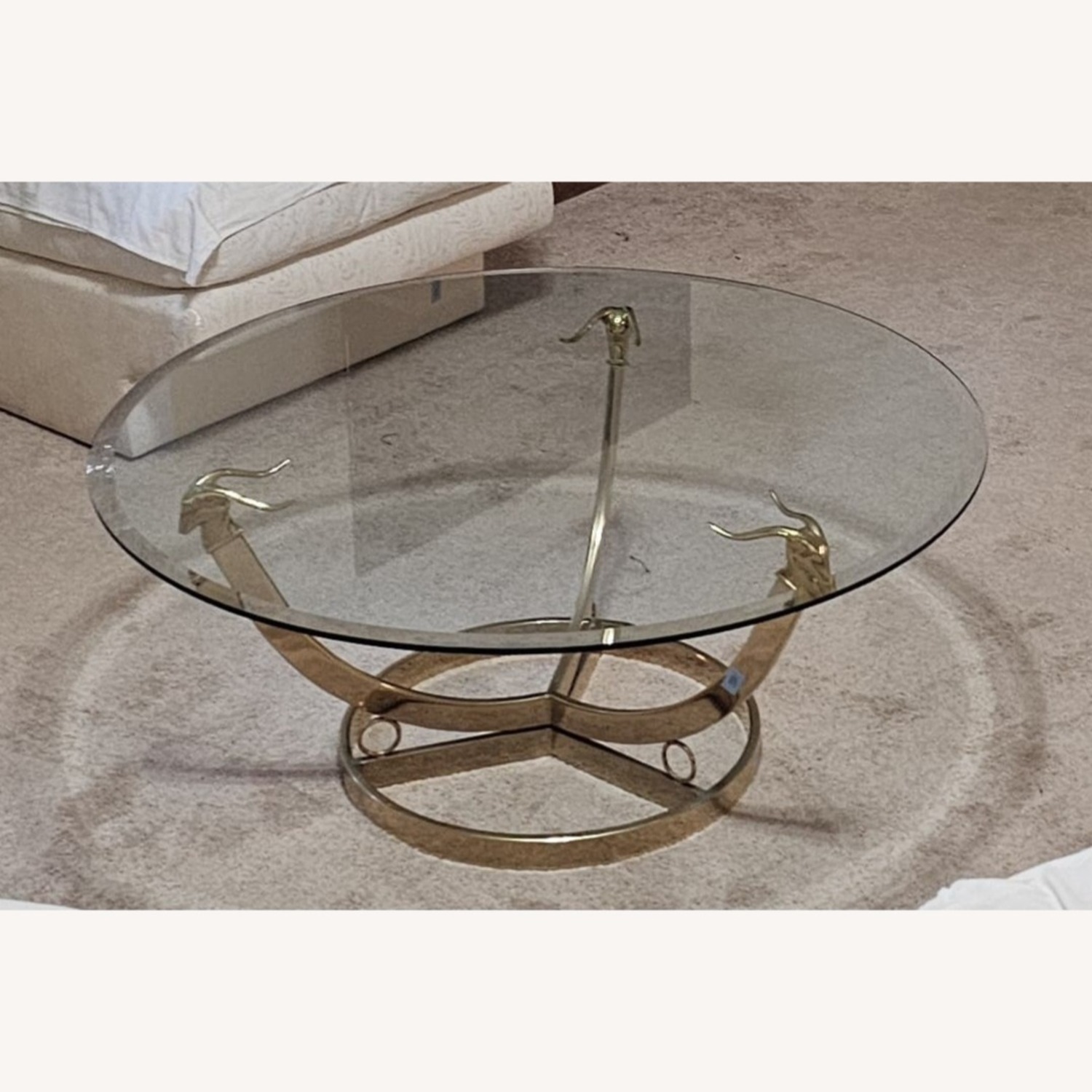 Transparent Glass Coffee Table - image-2