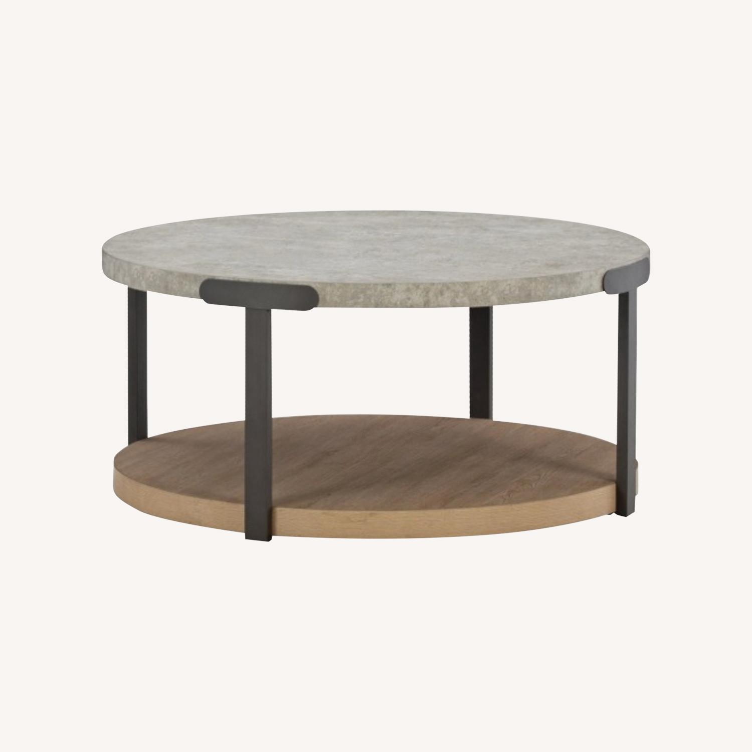 Raymour & Flanigan Darthurst Light Brown Wood Coffee Table - image-0