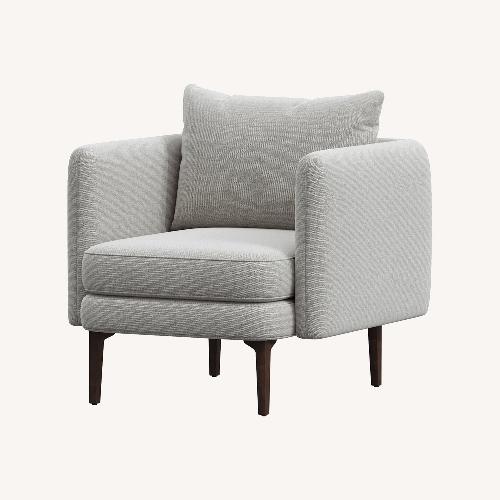 Used West Elm Auburn Chair Light Gray Fabric Accent Chairs for sale on AptDeco