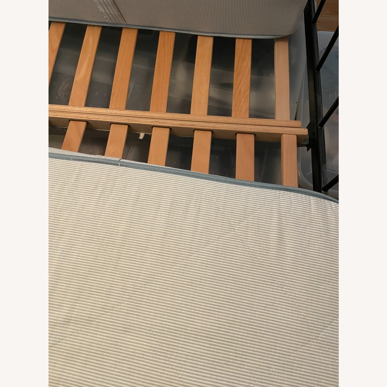 IKEA Vintage Black Metal King Bed - image-2