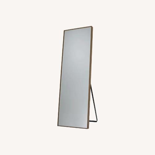 Used Ligne Roset Walnut Framed Floor Mirror for sale on AptDeco
