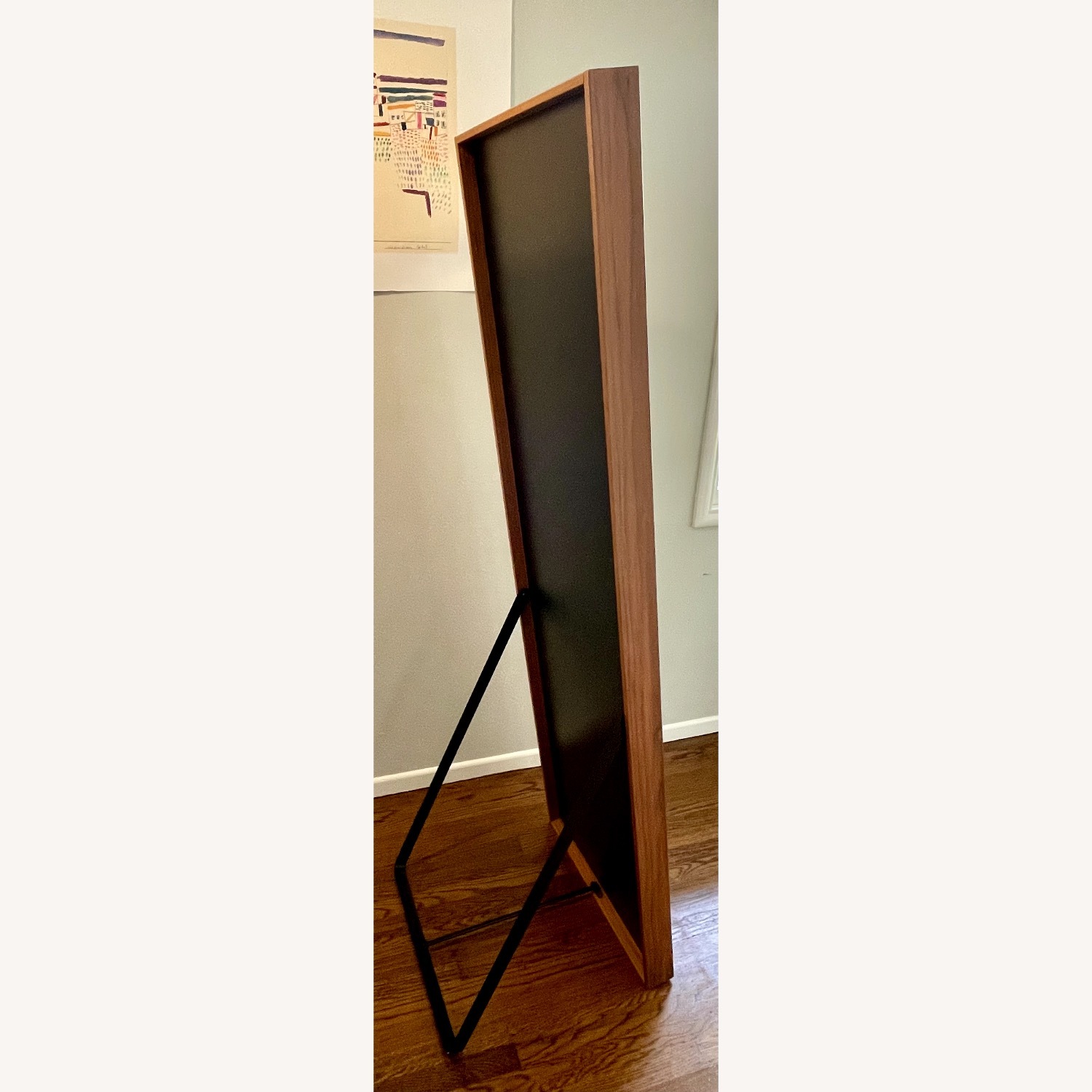 Ligne Roset Walnut Framed Floor Mirror - image-6