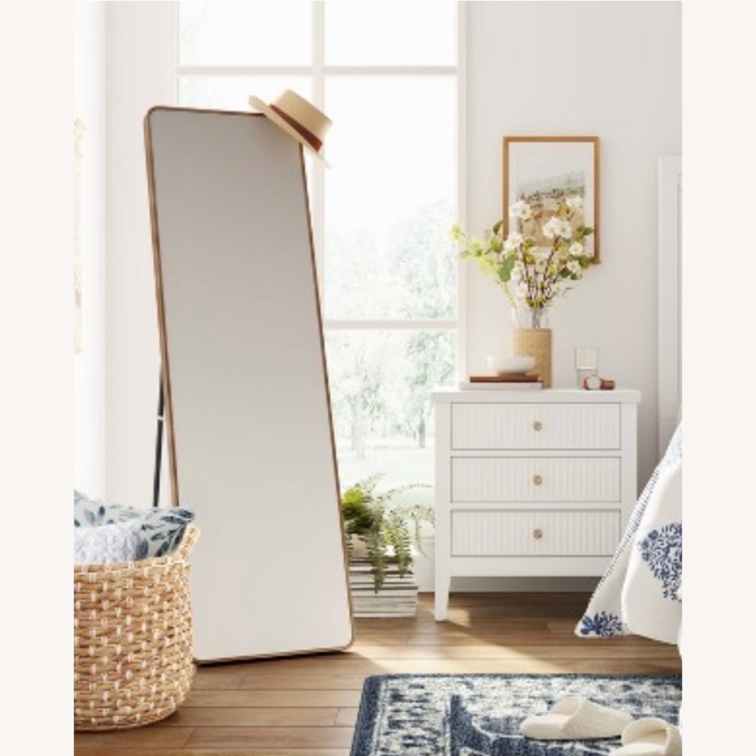 Target Threshold Metal Floor Mirror - image-1