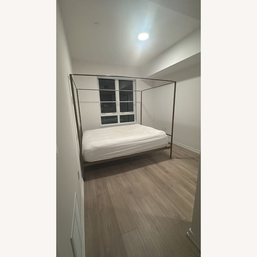 Used Gold Bed Frame for sale on AptDeco