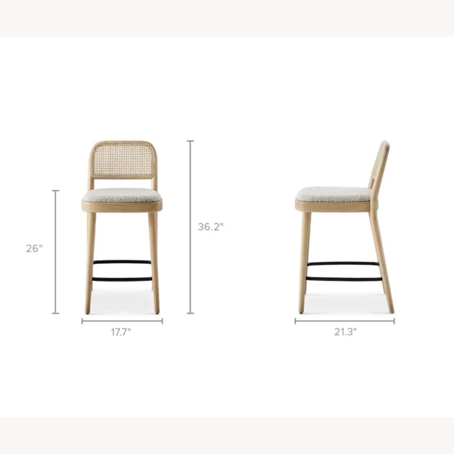 Castlery Edith Natural Wood Stool - image-5