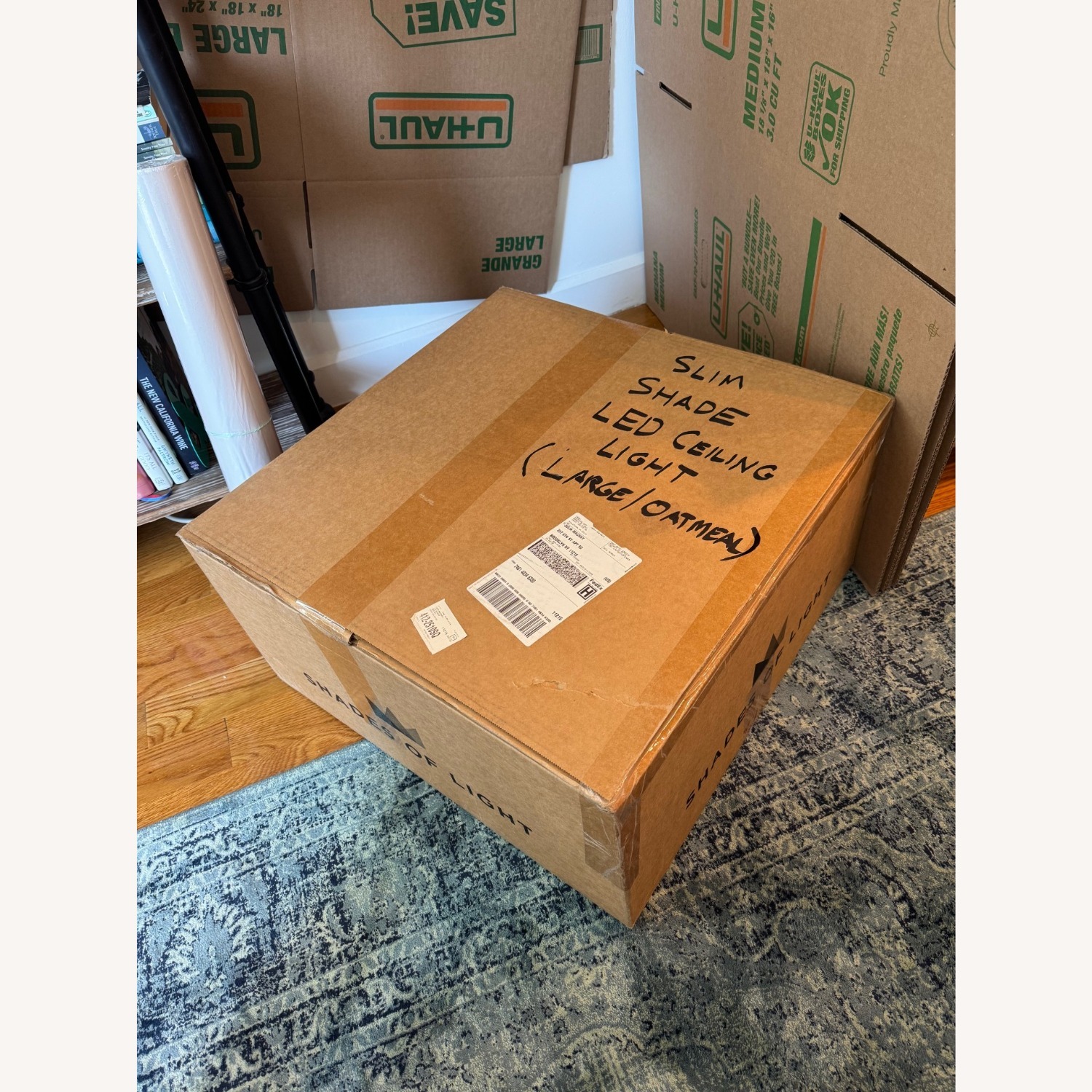 Shades of Light Natural Fabric Ceiling Lamp - image-2