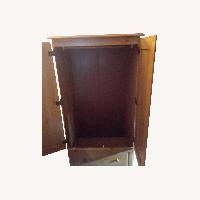 Natural Wood Armoire