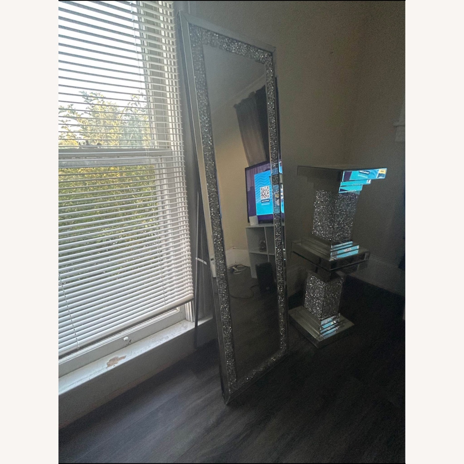 Silver Glass Side Tables - image-3