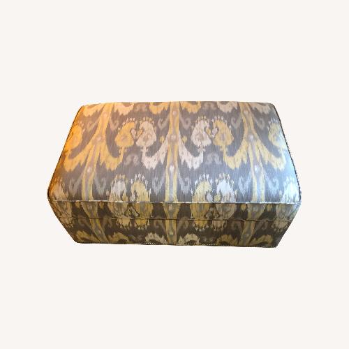 Used Ethan Allen Custom-Upholstered Storage Ottoman for sale on AptDeco
