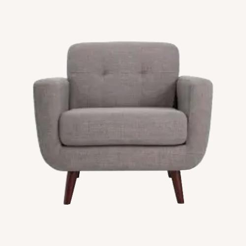Used Bettie Accent Light Gray Chair for sale on AptDeco