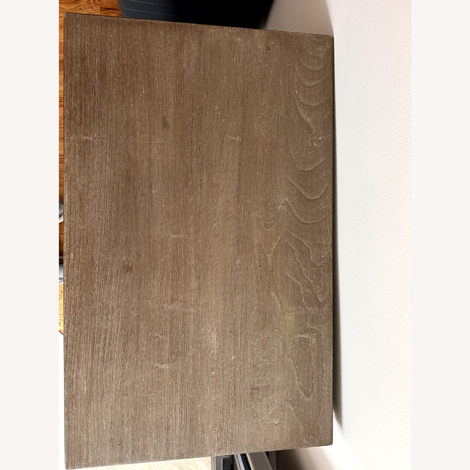 Pottery Barn Toulouse Light Gray Wood Nightstand - image-3