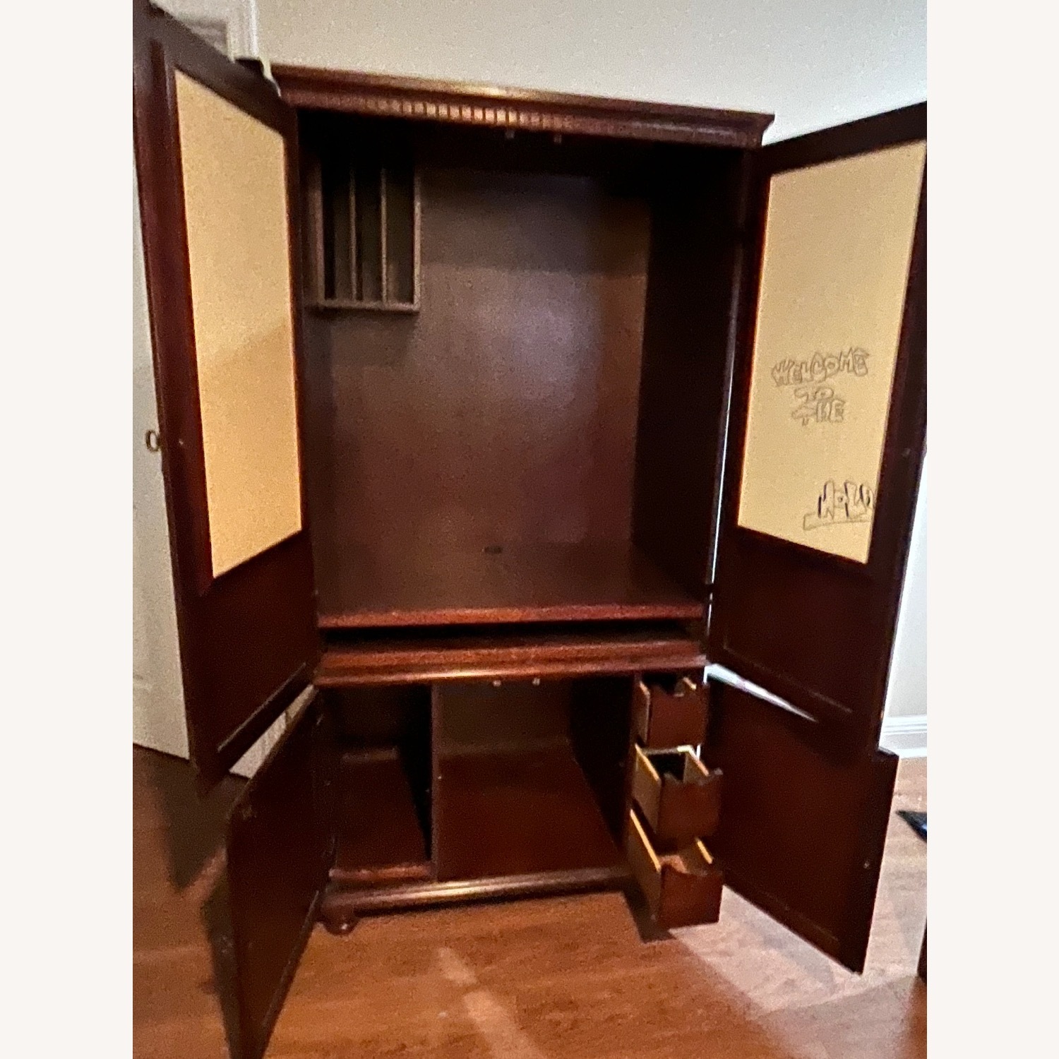 China Furniture & Arts Television Gaming Console Med to Dark Brown  - image-2