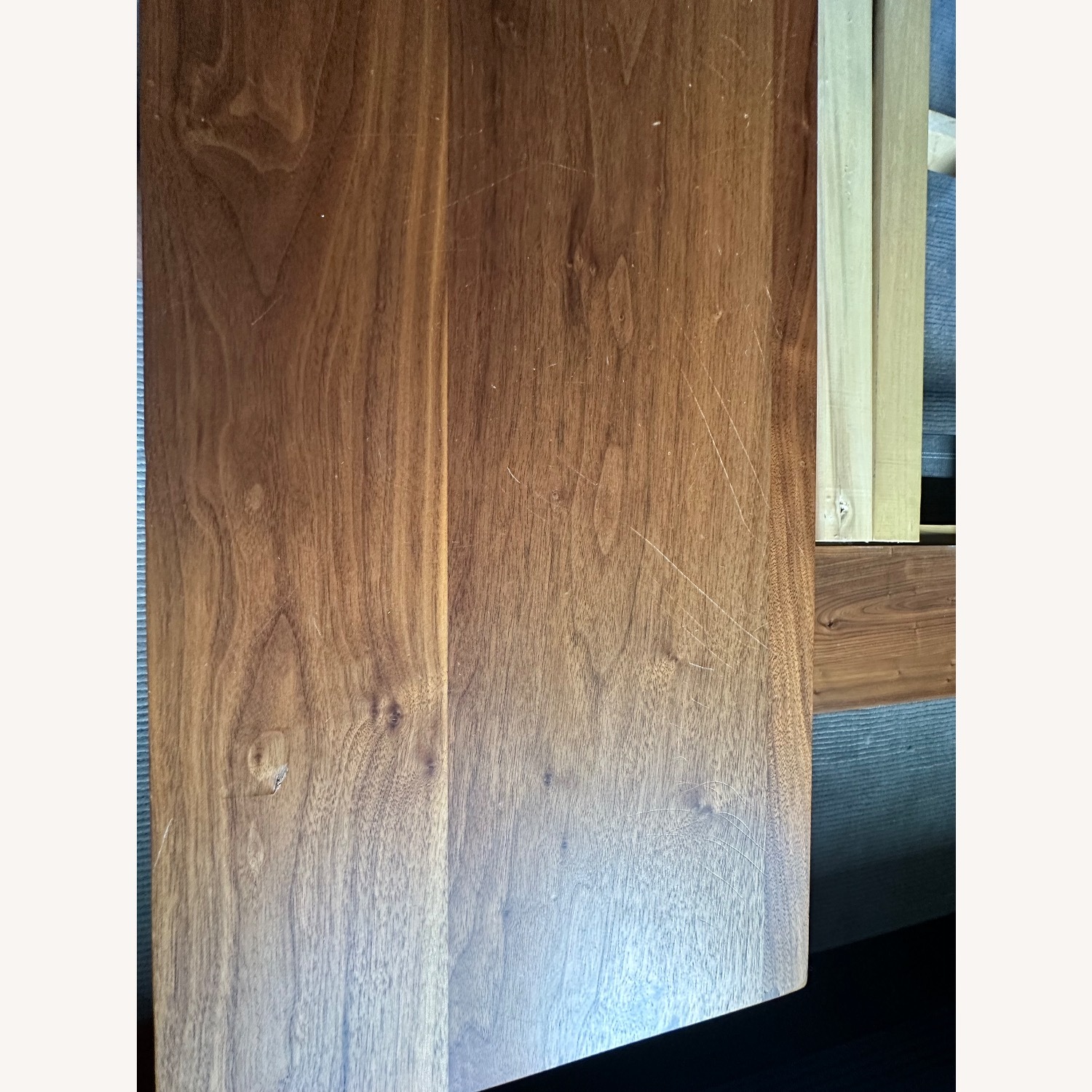 Crate & Barrel Atwood Natural Wood Queen Bed - image-7