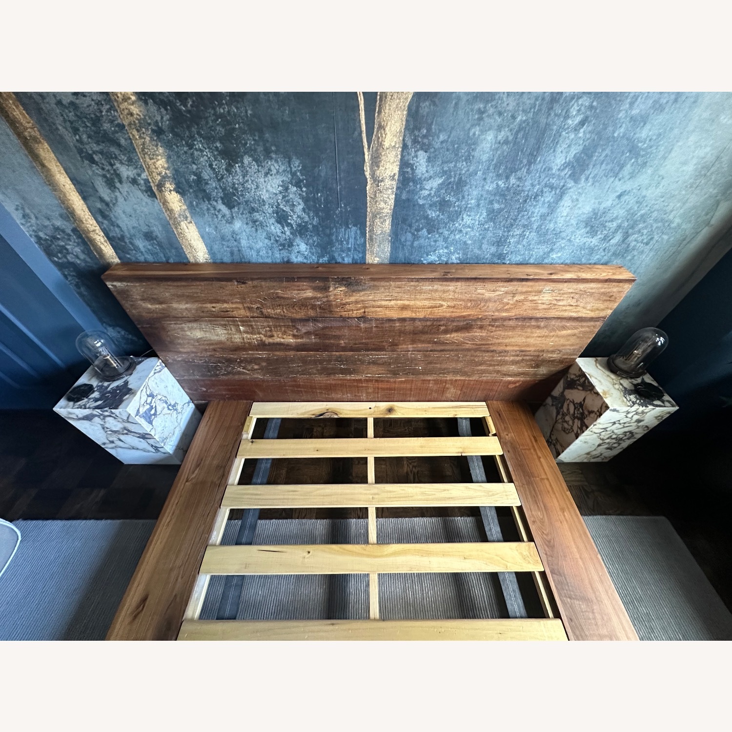 Crate & Barrel Atwood Natural Wood Queen Bed - image-2