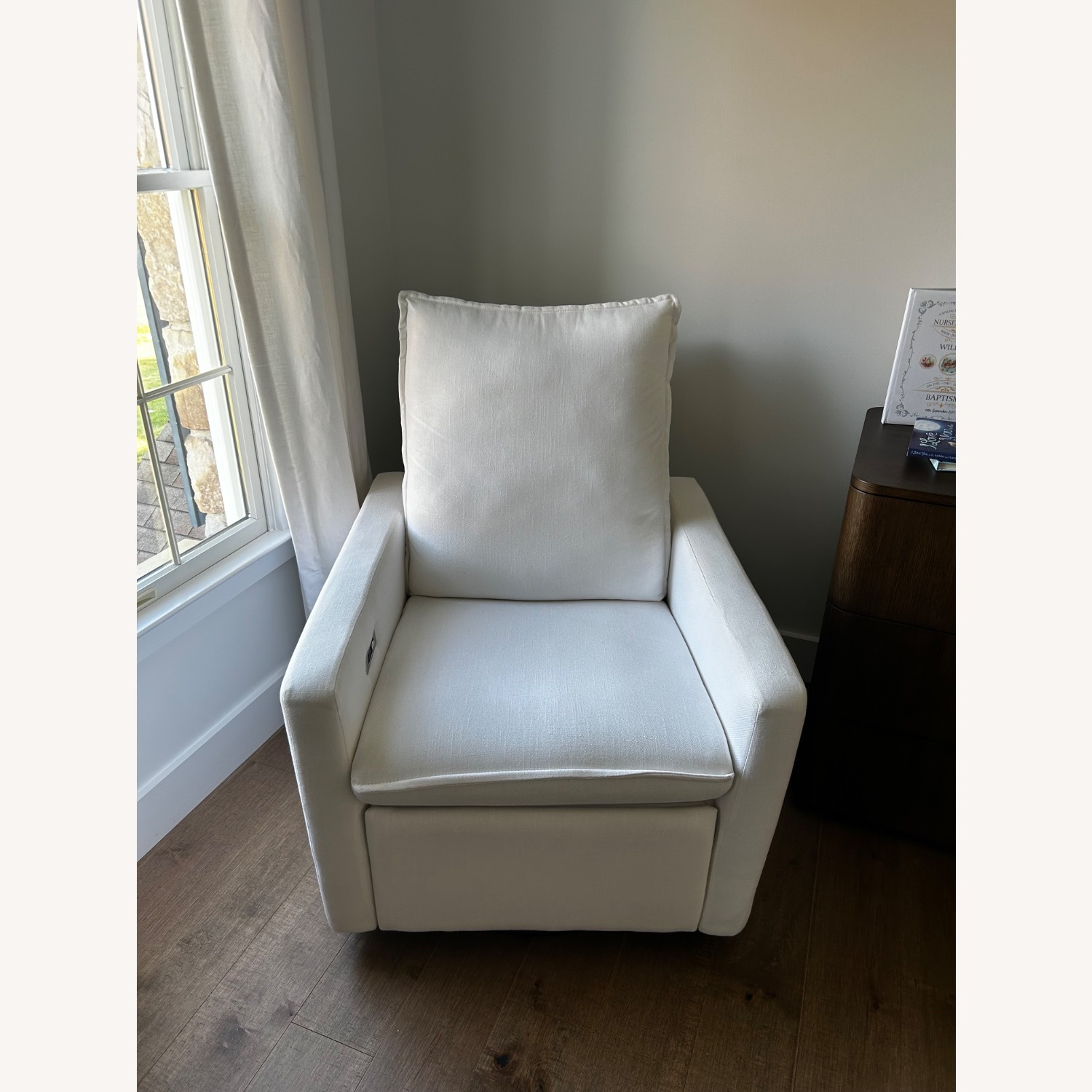 Pottery Barn Kids Paxton Swivel Glider Recliner - image-1