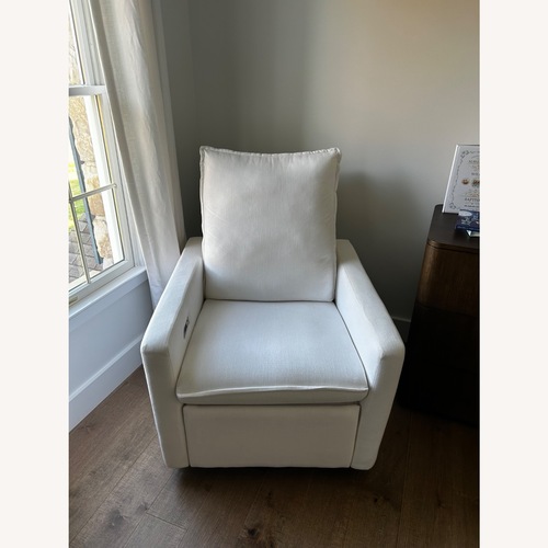 Used Pottery Barn Kids Paxton Swivel Glider Recliner for sale on AptDeco