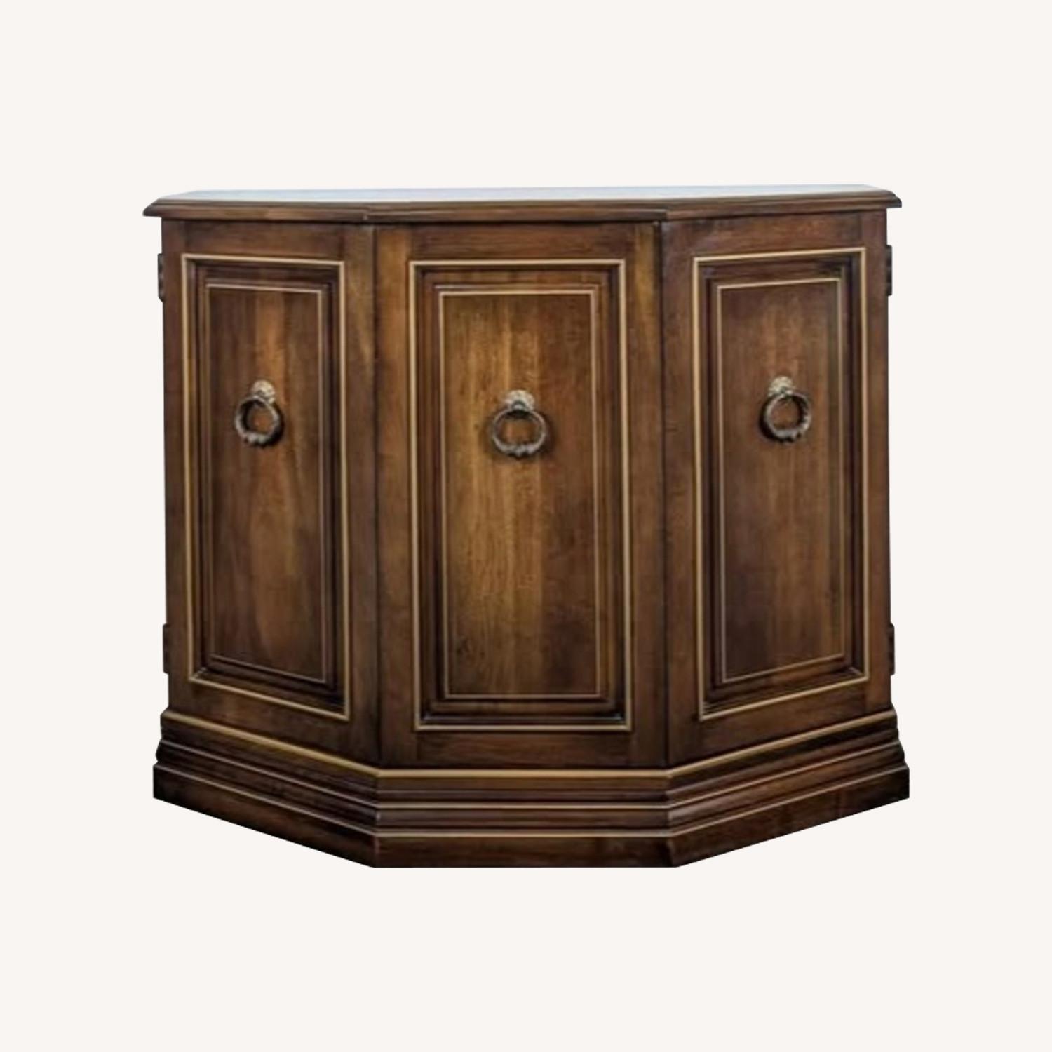 Jasper Cabinet Dark Brown Wood Side Table - image-0