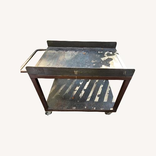 Used Vintage Industrial Bar Cart for sale on AptDeco