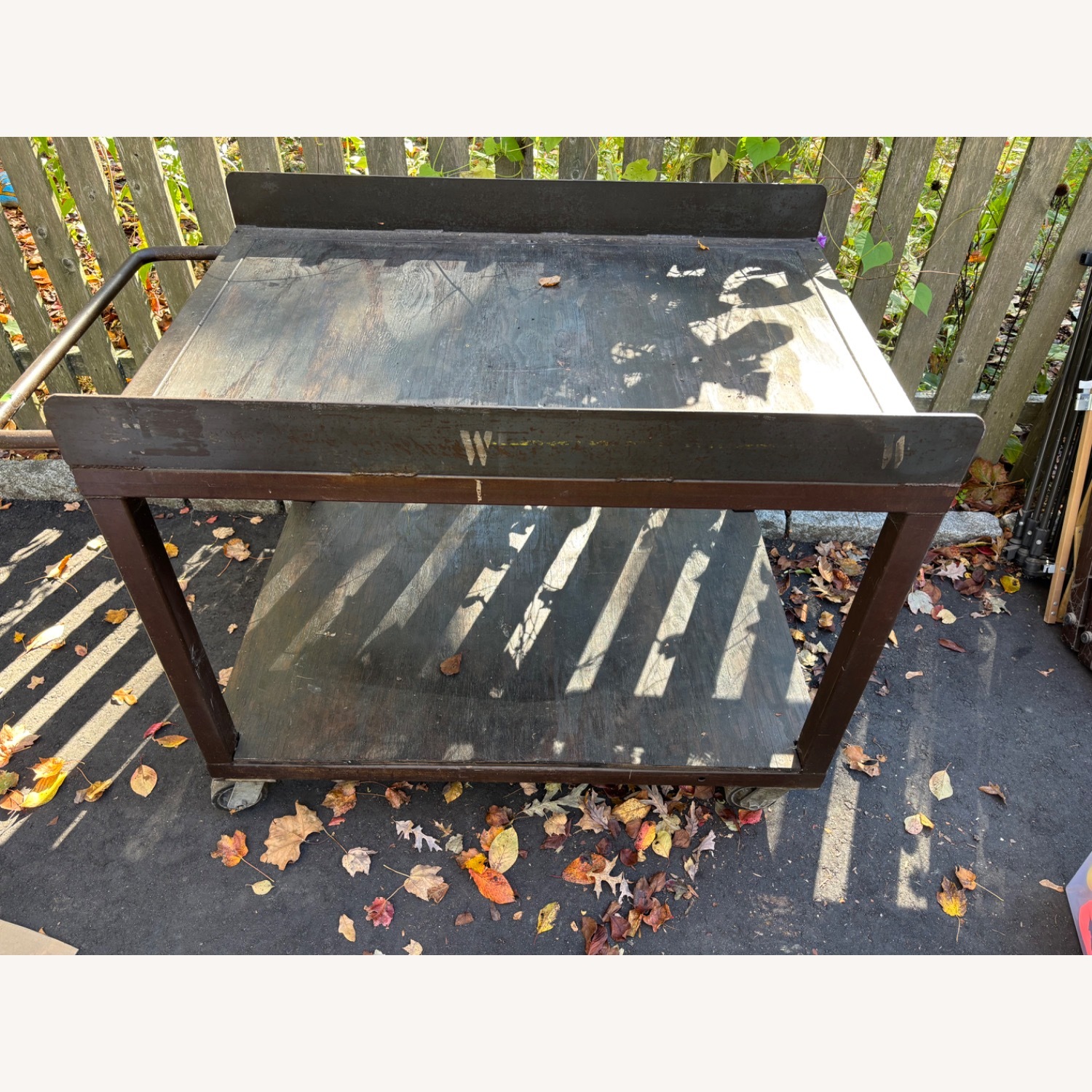 Vintage Industrial Bar Cart - image-1
