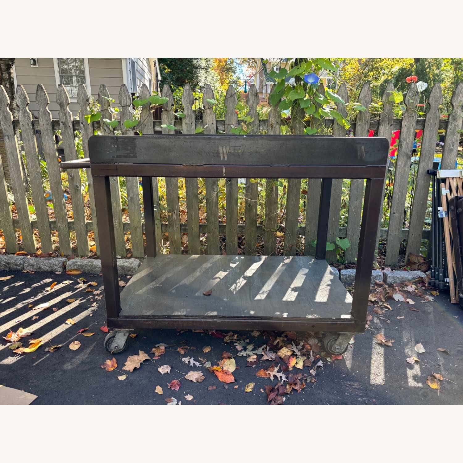 Vintage Industrial Bar Cart - image-2