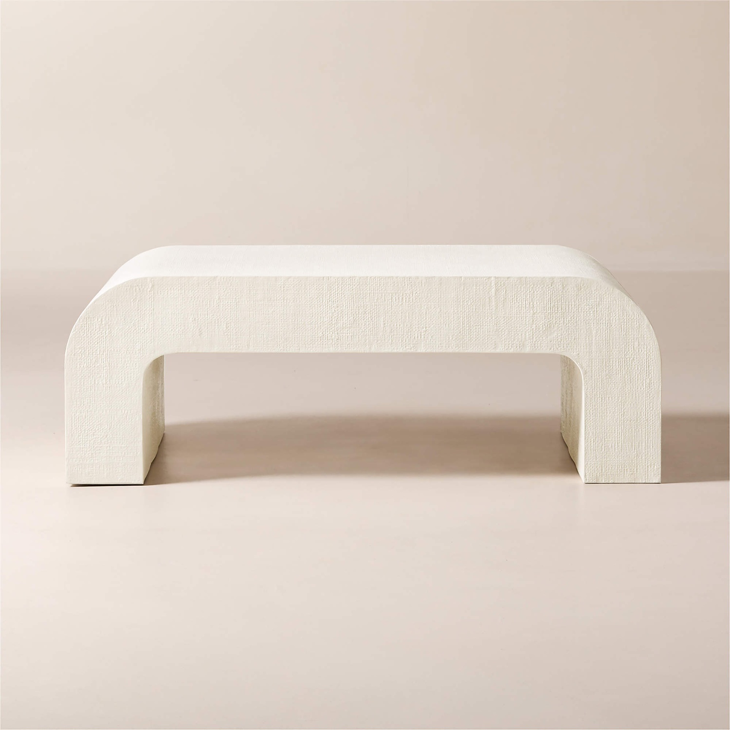 CB2 White Coffee Table - image-6