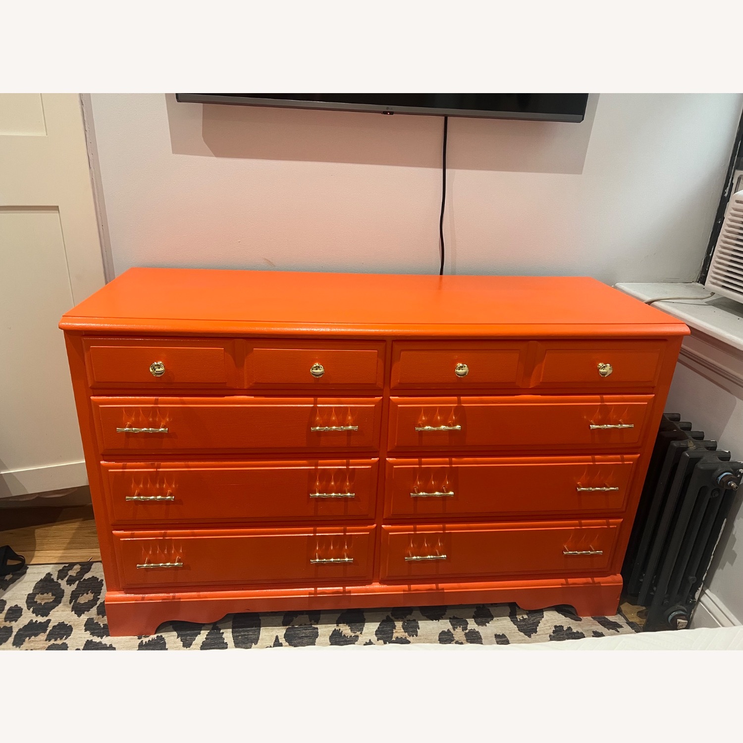 Orange Vintage Dresser  - image-3