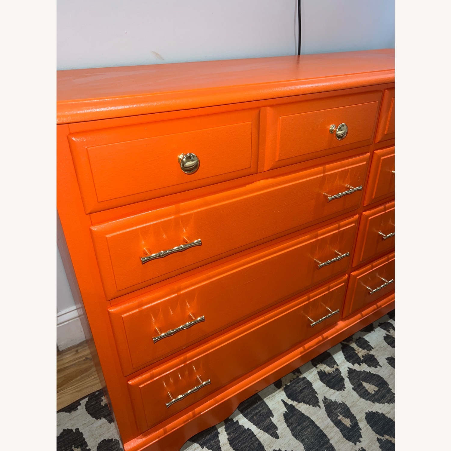 Orange Vintage Dresser  - image-2
