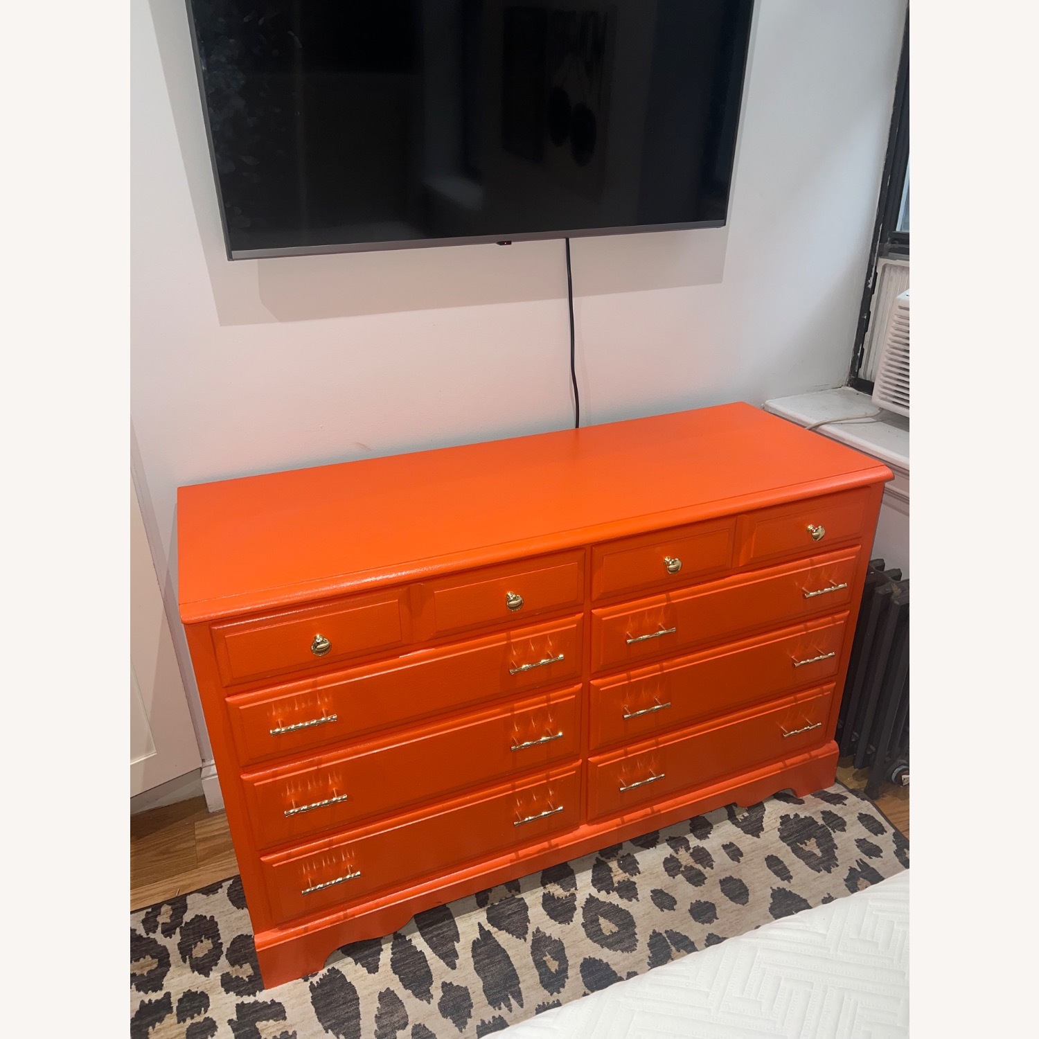 Orange Vintage Dresser  - image-1