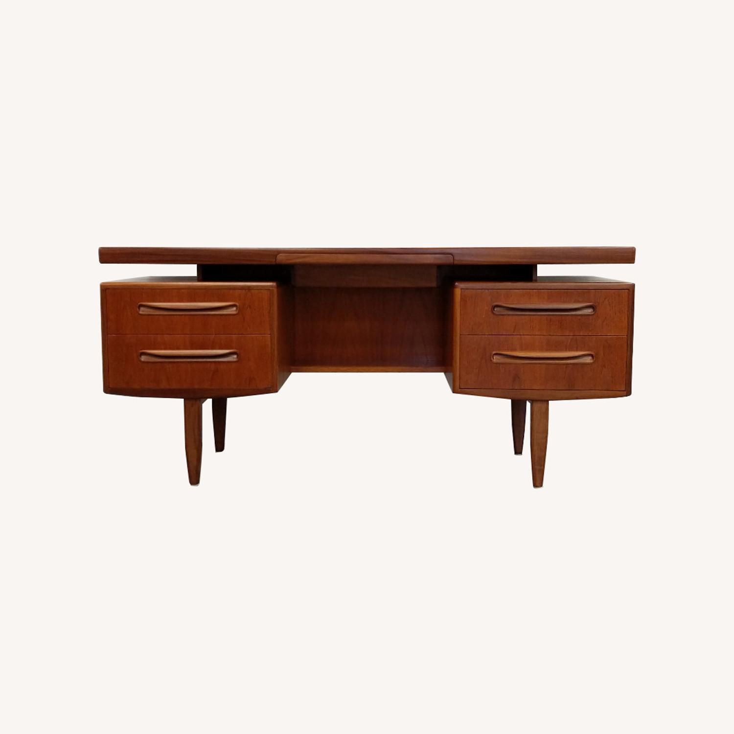 G Plan Vintage Mid Century Modern Teak Desk  - image-0