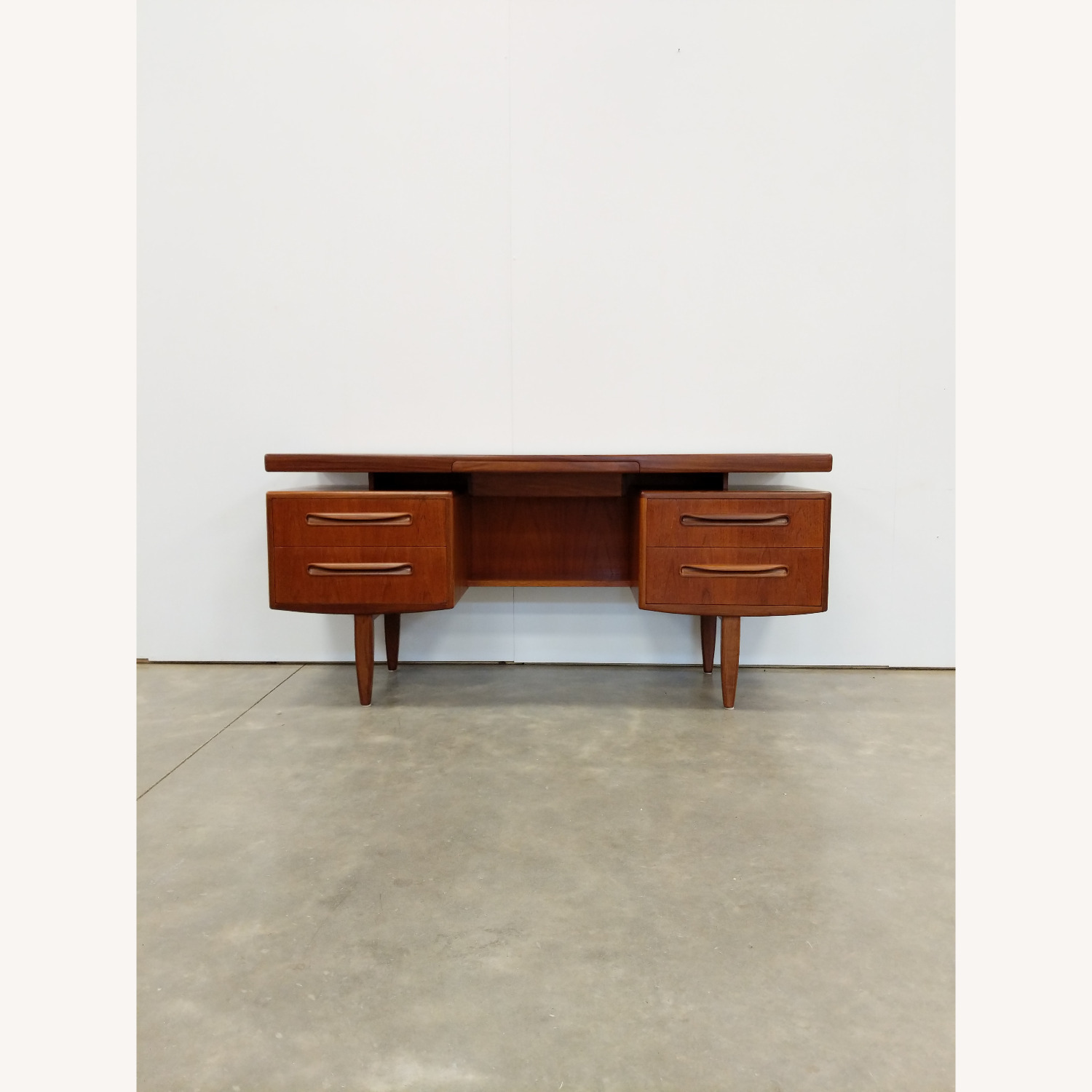 G Plan Vintage Mid Century Modern Teak Desk  - image-1