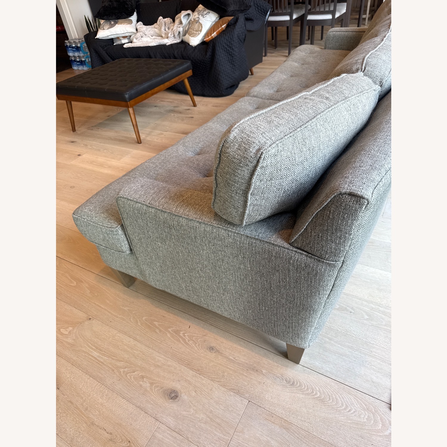  Havertys Gianna Gray Sofa - image-3