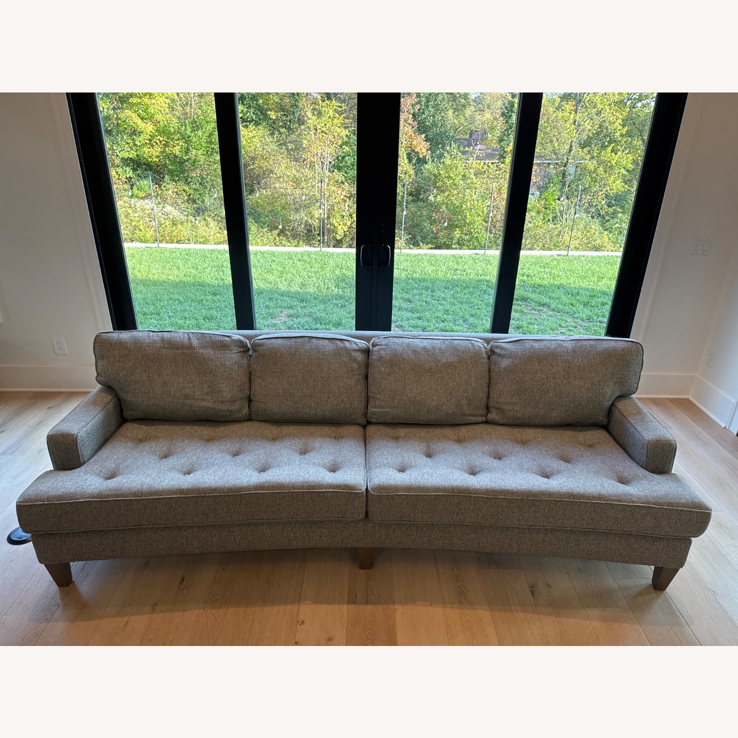  Havertys Gianna Gray Sofa - image-1