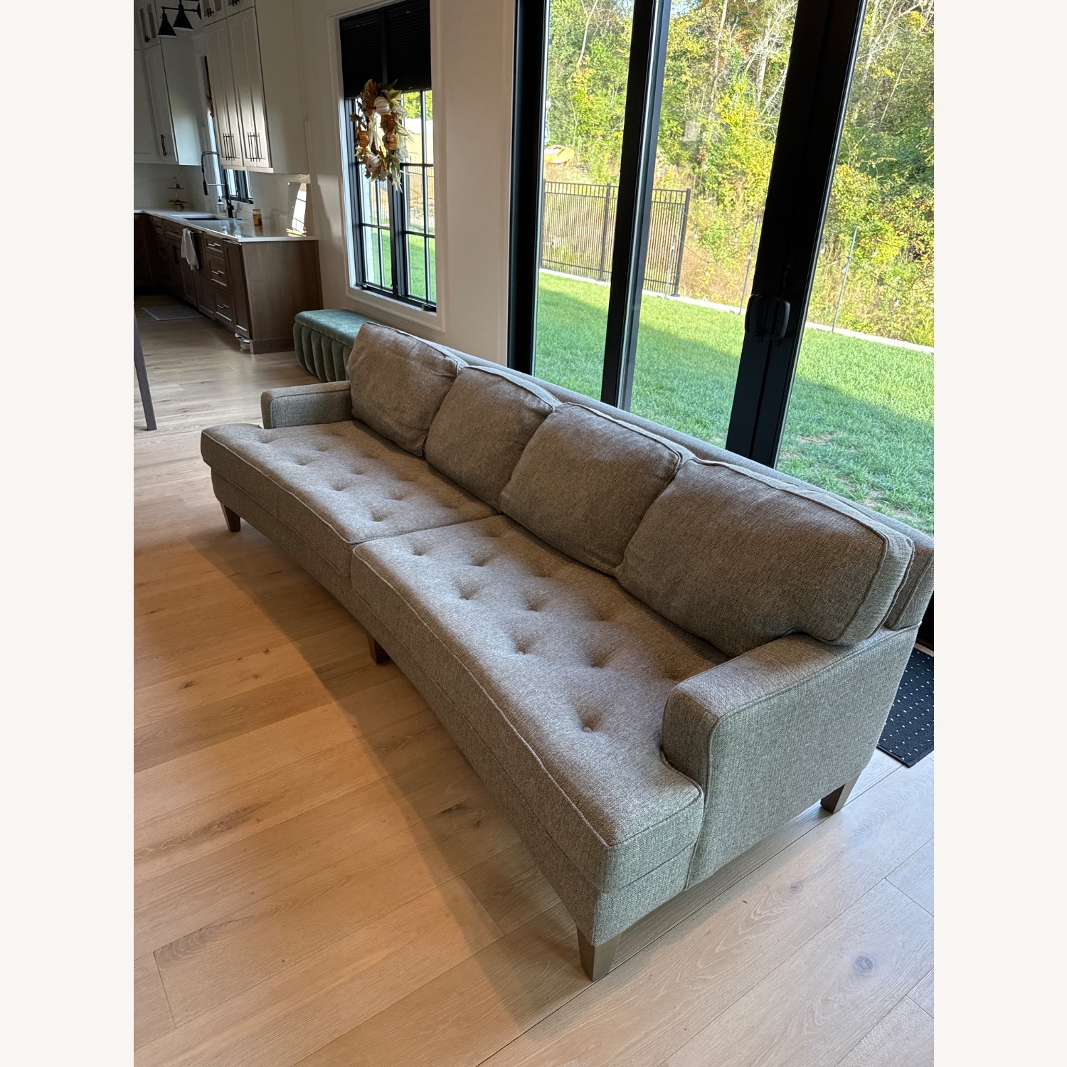  Havertys Gianna Gray Sofa - image-2